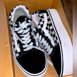Checkerboard Vans Platform